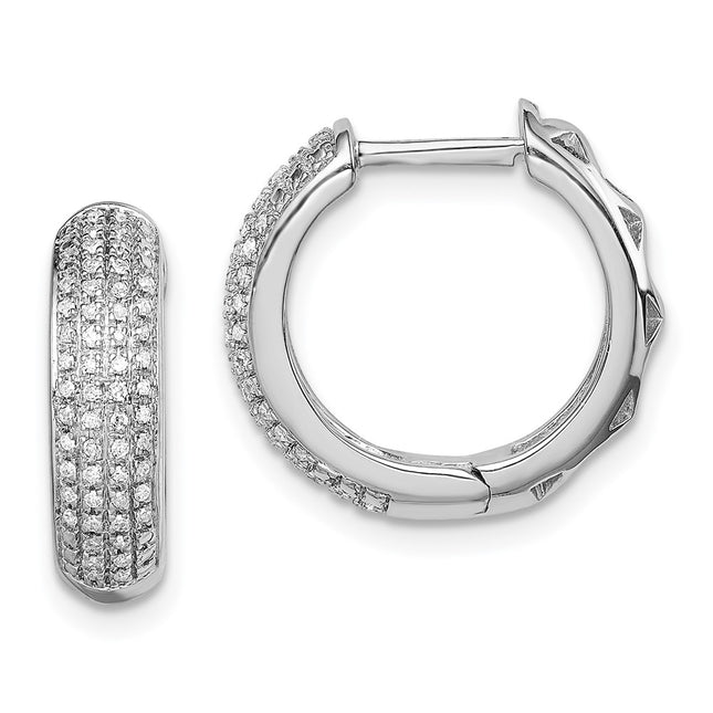 Sterling Silver Earrings Style QE12642 - Classique Jewelry Inc.