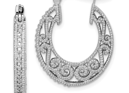 Sterling Silver Earrings Style QE12644 - Classique Jewelry Inc.