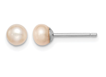 Sterling silver pearl earrings