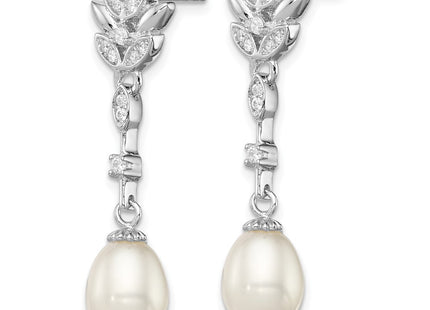 Sterling Silver Earrings Style QE12744 - Classique Jewelry Inc.