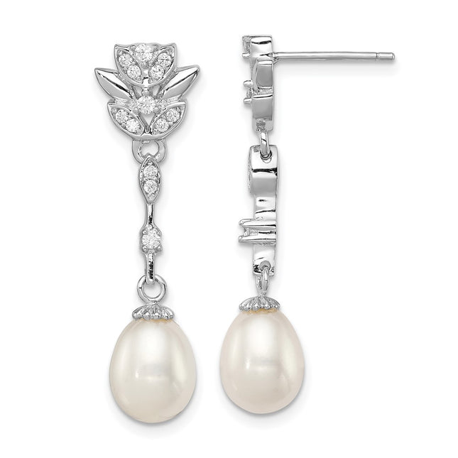 Sterling Silver Earrings Style QE12744 - Classique Jewelry Inc.