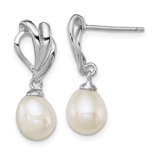 Sterling Silver Earrings Style QE12748 - Classique Jewelry Inc.