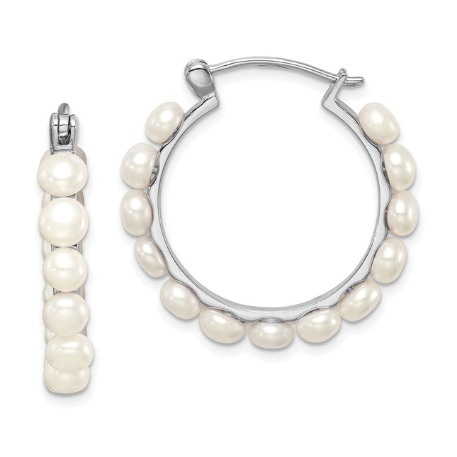 Sterling Silver Earrings Style QE12753 - Classique Jewelry Inc.