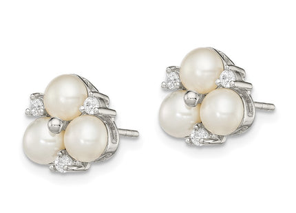 Sterling Silver Earrings Style QE12761 - Classique Jewelry Inc.
