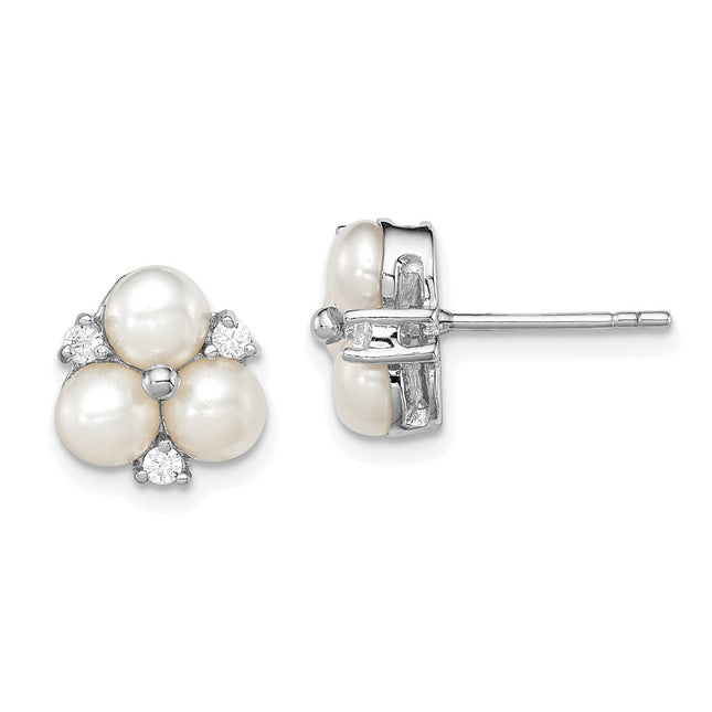 Sterling Silver Earrings Style QE12761 - Classique Jewelry Inc.