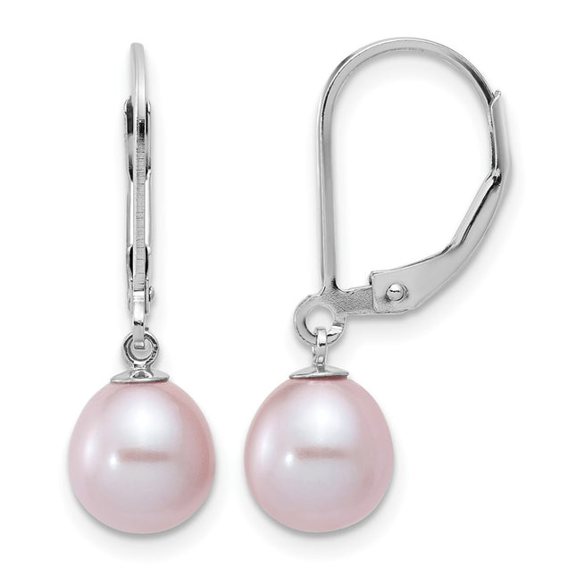 Sterling Silver Earrings Style QE12781PU - Classique Jewelry Inc.