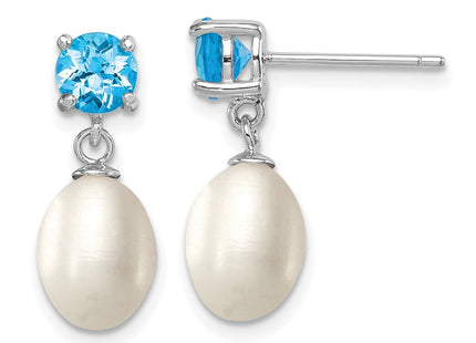 Sterling Silver Earrings Style QE12795 - Classique Jewelry Inc.