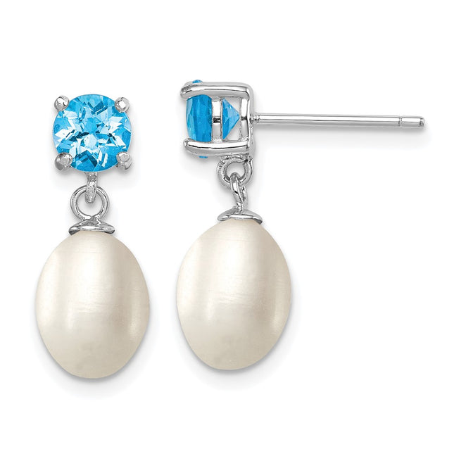Sterling Silver Earrings Style QE12795 - Classique Jewelry Inc.