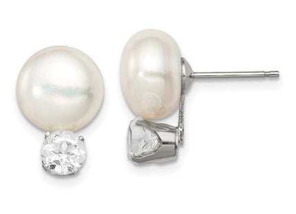 Sterling Silver Earrings Style QE12801 - Classique Jewelry Inc.