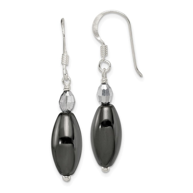 Sterling Silver Earrings Style QE12824 - Classique Jewelry Inc.