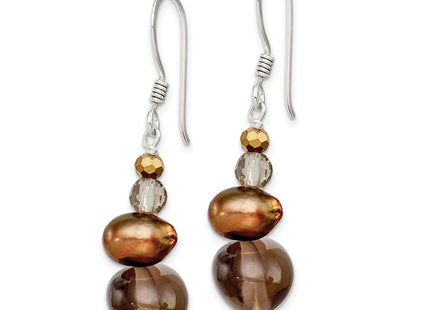 Sterling Silver Earrings Style QE12869 - Classique Jewelry Inc.