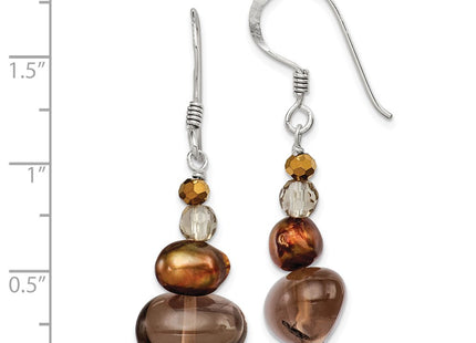 Sterling Silver Earrings Style QE12869 - Classique Jewelry Inc.