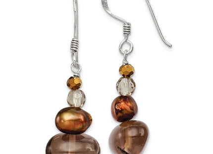 Sterling Silver Earrings Style QE12869 - Classique Jewelry Inc.