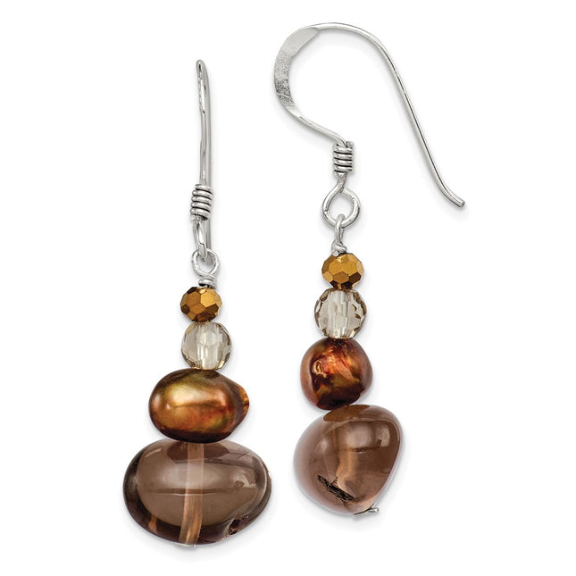 Sterling Silver Earrings Style QE12869 - Classique Jewelry Inc.