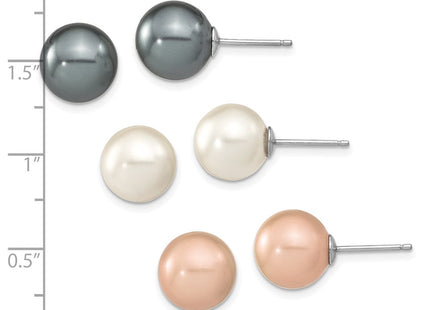 Sterling Silver Earrings Style QE12882SET - Classique Jewelry Inc.