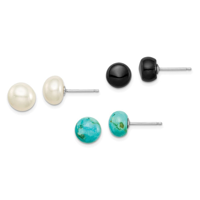 Sterling Silver Jewelry Style QE12883SET - Classique Jewelry Inc.