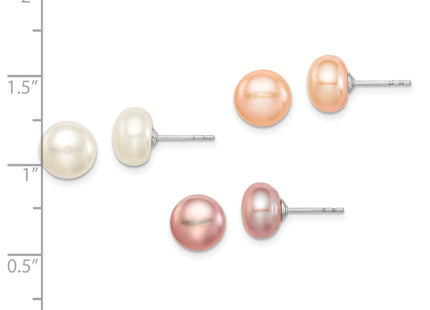 Sterling Silver Earrings Style QE12884SET - Classique Jewelry Inc.