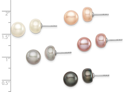 Sterling Silver Earrings Style QE12885SET - Classique Jewelry Inc.