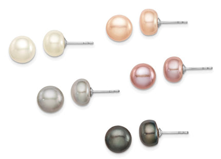 Sterling Silver Earrings Style QE12885SET - Classique Jewelry Inc.