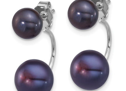 Sterling Silver Earrings Style QE12888WB - Classique Jewelry Inc.