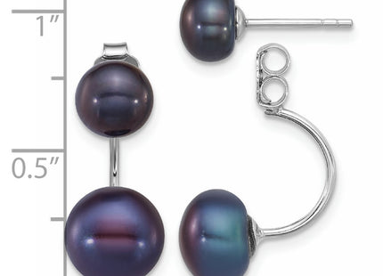 Sterling Silver Earrings Style QE12888WB - Classique Jewelry Inc.