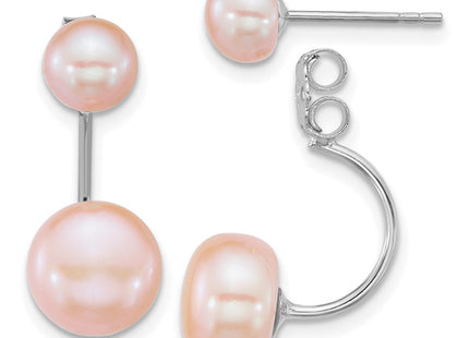 Sterling Silver Earrings Style QE12888WP - Classique Jewelry Inc.