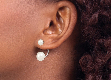 Sterling Silver Earrings Style QE12888WW - Classique Jewelry Inc.