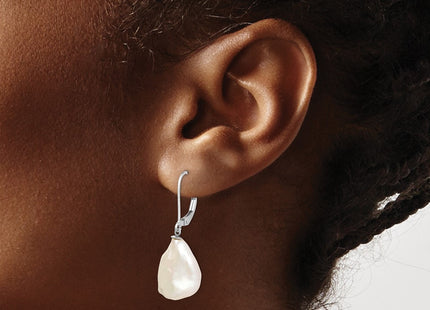Sterling Silver Earrings Style QE12889W - Classique Jewelry Inc.