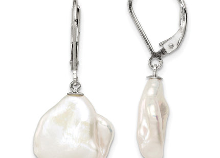 Sterling Silver Earrings Style QE12889W - Classique Jewelry Inc.