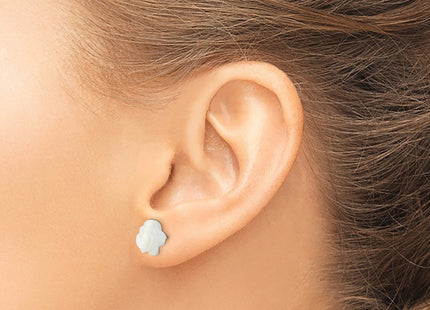 Sterling Silver Earrings Style QE12901W - Classique Jewelry Inc.