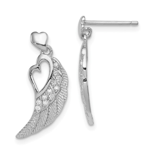 Sterling Silver Earrings Style QE12939 - Classique Jewelry Inc.