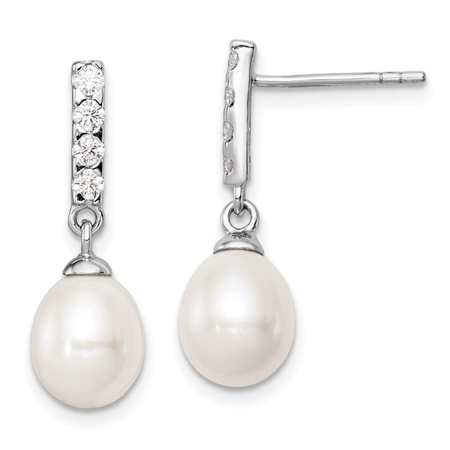 Sterling Silver Earrings Style QE12968 - Classique Jewelry Inc.