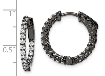 Sterling Silver Earrings Style QE12988B - Classique Jewelry Inc.