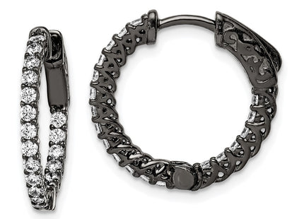 Sterling Silver Earrings Style QE12988B - Classique Jewelry Inc.