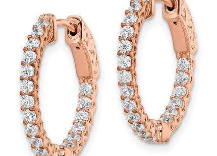 Sterling Silver Earrings Style QE12988P - Classique Jewelry Inc.