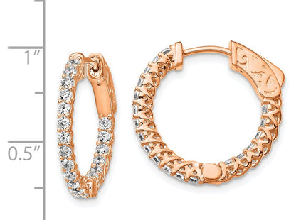 Sterling Silver Earrings Style QE12988P - Classique Jewelry Inc.