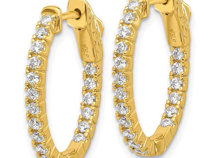 Sterling Silver Earrings Style QE12989Y - Classique Jewelry Inc.