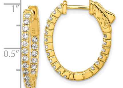 Sterling Silver Earrings Style QE12989Y - Classique Jewelry Inc.