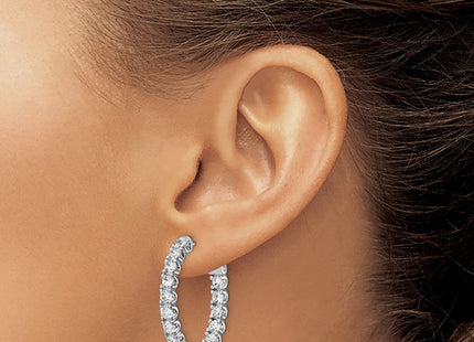 Sterling Silver Earrings Style QE12990 - Classique Jewelry Inc.