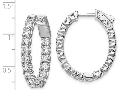 Sterling Silver Earrings Style QE12990 - Classique Jewelry Inc.