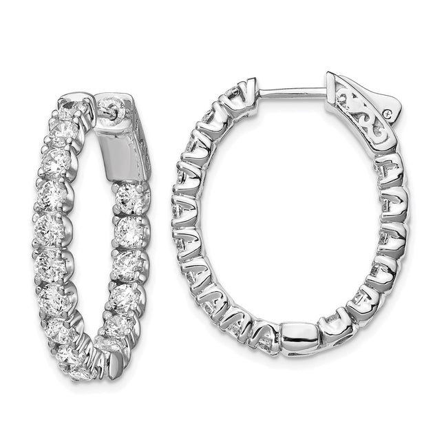 Sterling Silver Earrings Style QE12990 - Classique Jewelry Inc.