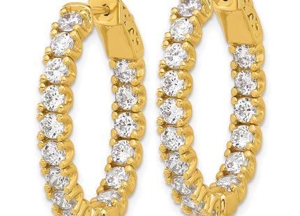 Sterling Silver Earrings Style QE12990Y - Classique Jewelry Inc.