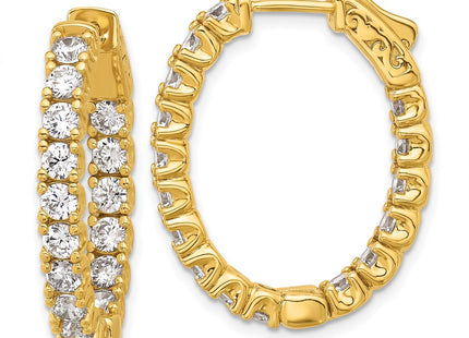 Sterling Silver Earrings Style QE12990Y - Classique Jewelry Inc.