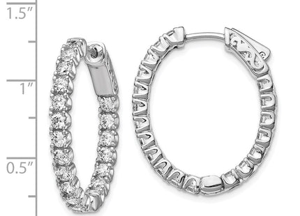 Sterling Silver Earrings Style QE12991 - Classique Jewelry Inc.