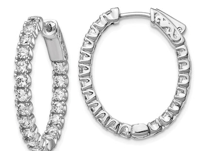 Sterling Silver Earrings Style QE12991 - Classique Jewelry Inc.