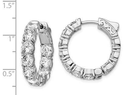 Sterling Silver Earrings Style QE12992 - Classique Jewelry Inc.