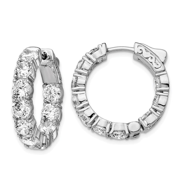 Sterling Silver Earrings Style QE12992 - Classique Jewelry Inc.