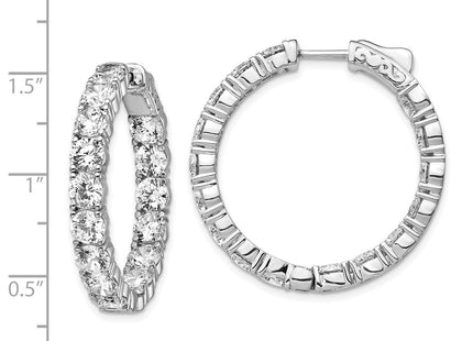 Sterling Silver Earrings Style QE12993 - Classique Jewelry Inc.