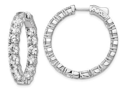 Sterling Silver Earrings Style QE12993 - Classique Jewelry Inc.
