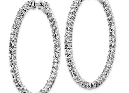 Sterling Silver Earrings Style QE12995 - Classique Jewelry Inc.